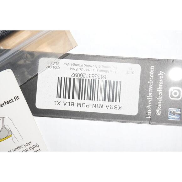 KINDRED BRAVELY Minimalist Hands-Free Pumping & Nursing Bra in Black - Picture 6 of 12